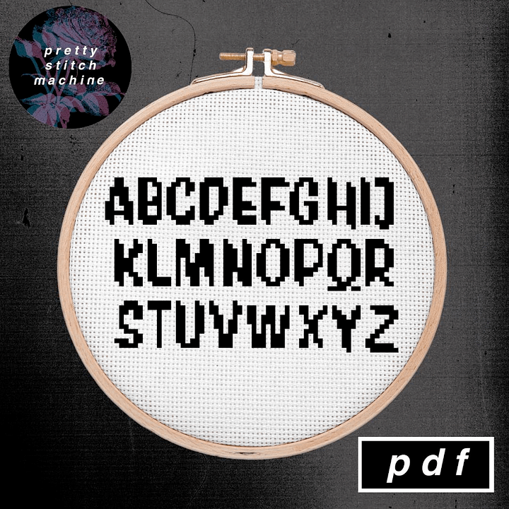 Small Hand Painted Signage Lettering Alphabet / Font Pattern product image (1)