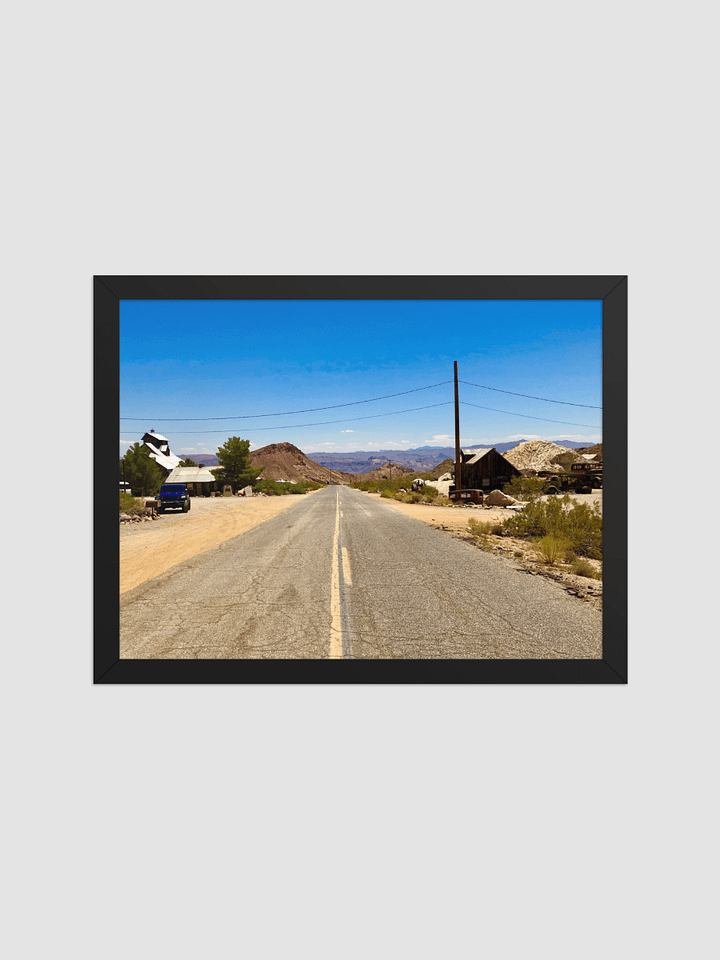 Deserts road Framed photography Poster product image (1)