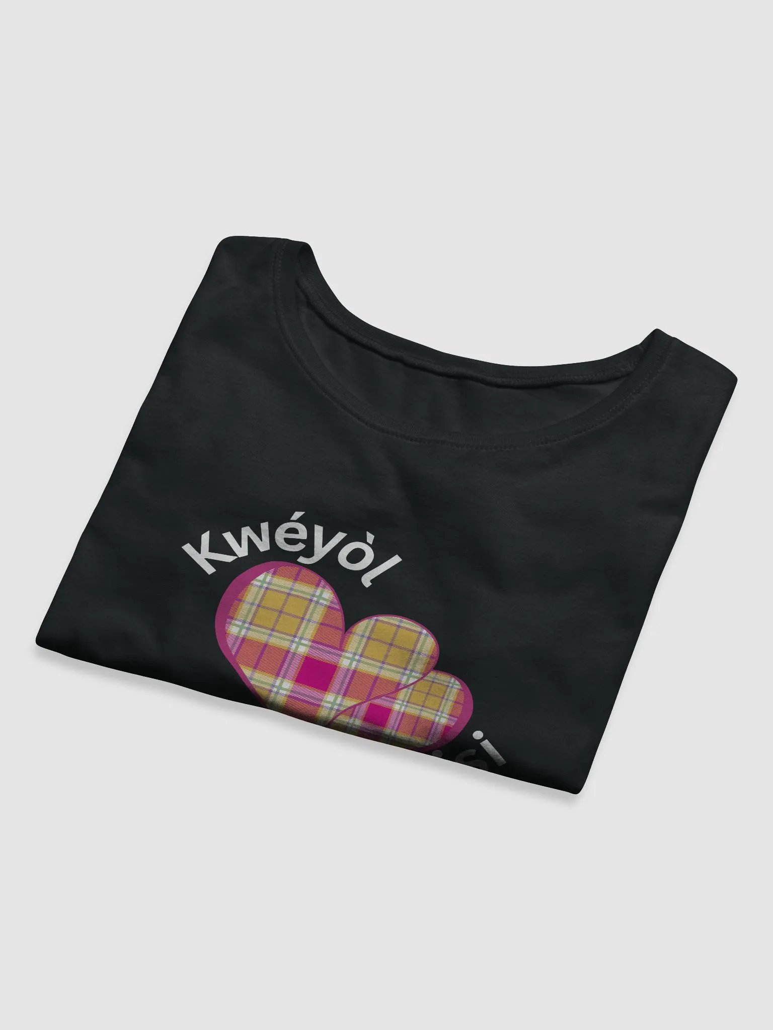 Madras Heart Crop Tee product image (9)