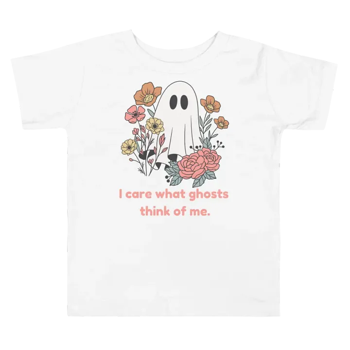 I Care What Ghosts Think of Me Toddler T-Shirt product image (1)