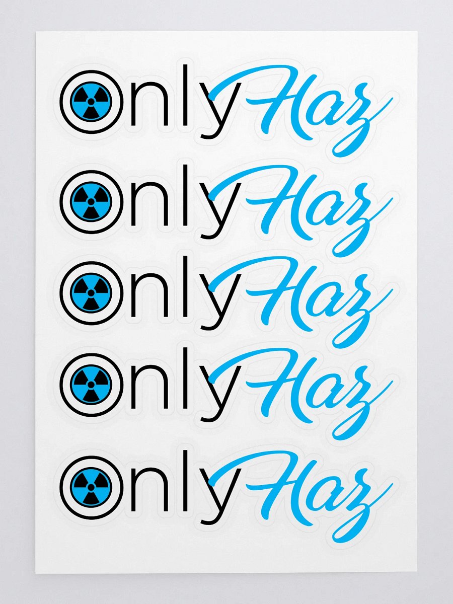 OnlyHaz Sticker Sheet product image (3)