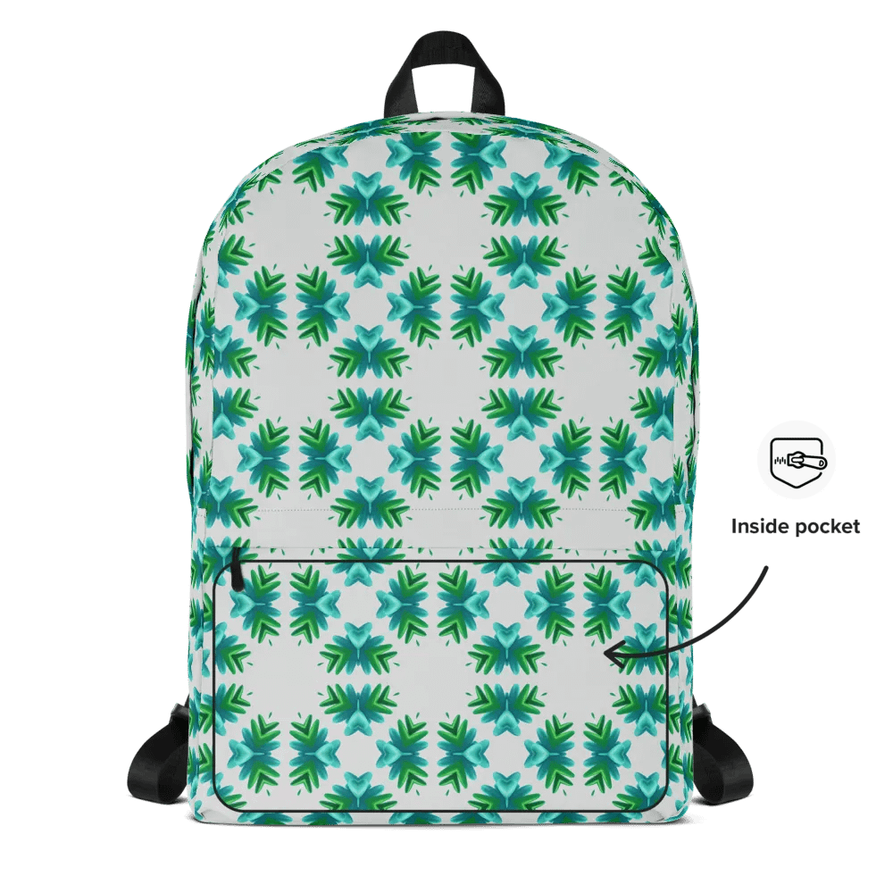 Symmetry Leaf All-Over Backpack product image (7)