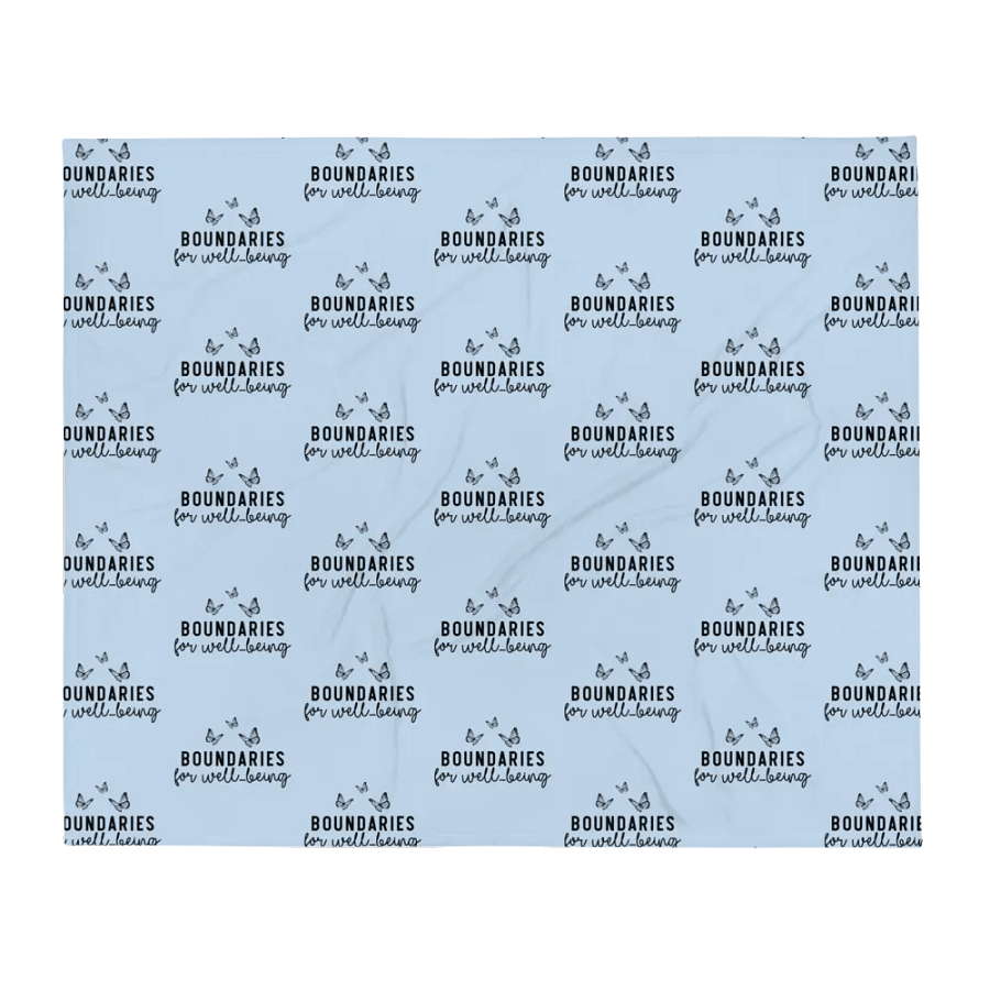 Boundaries For Well-Being Blanket product image (2)