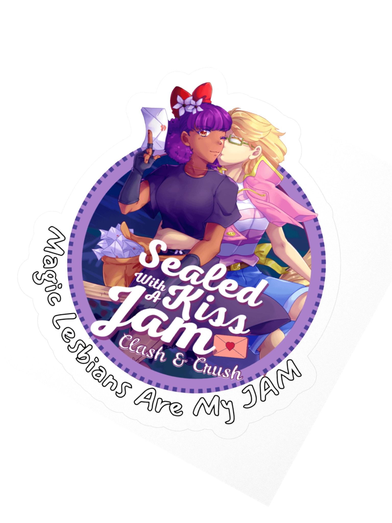 Magic Lesbians Are My JAM Sticker product image (4)