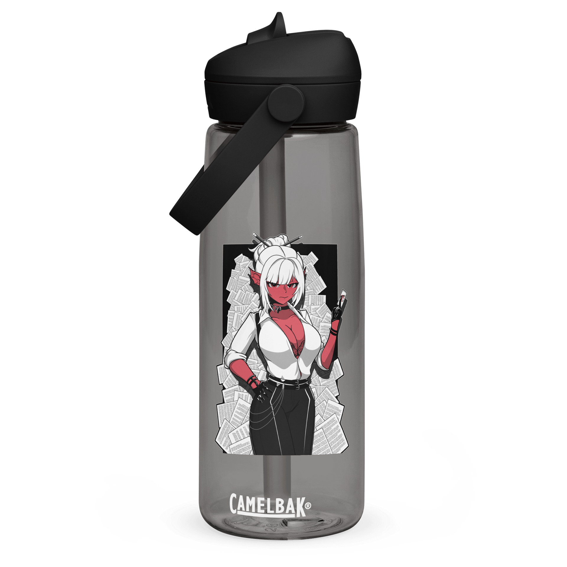 Murders & Executions Waifu Water Bottle (Red Skin) product image (1)