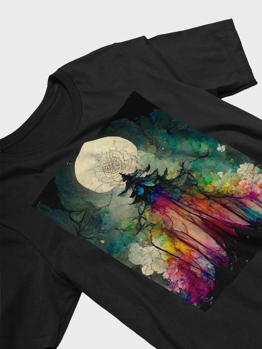 mystical moonlight in forest Iconic Comfort Tee product image (3)