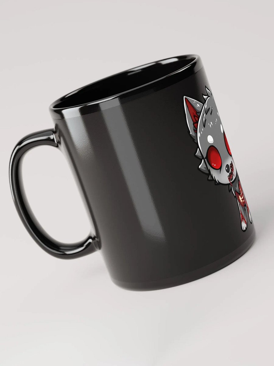 Eerie Wolf Chibi Black Glossy Mug product image (12)