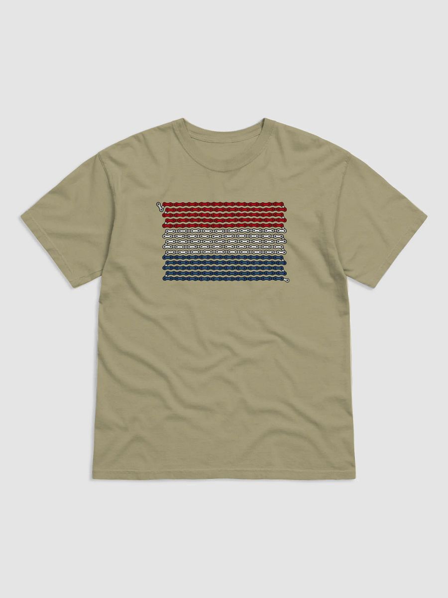 Netherlands Bike Chain Flag on Heavyweight Tee product image (4)