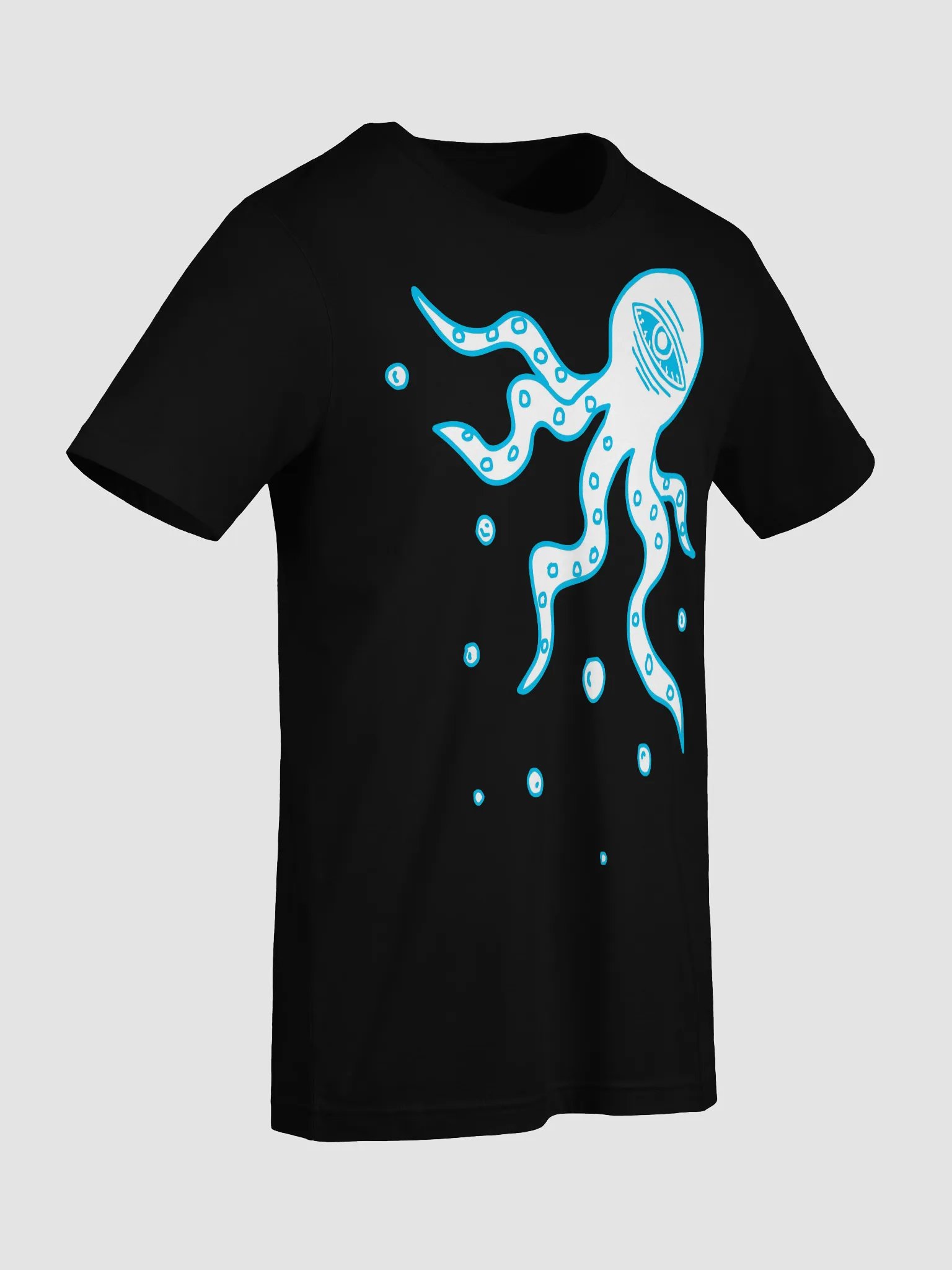 White Octopus T-Shirt product image (70)