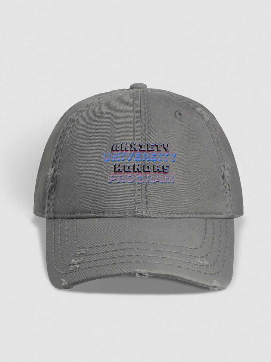 Anxiety University Honors Program Distressed Dad Hat product image (1)