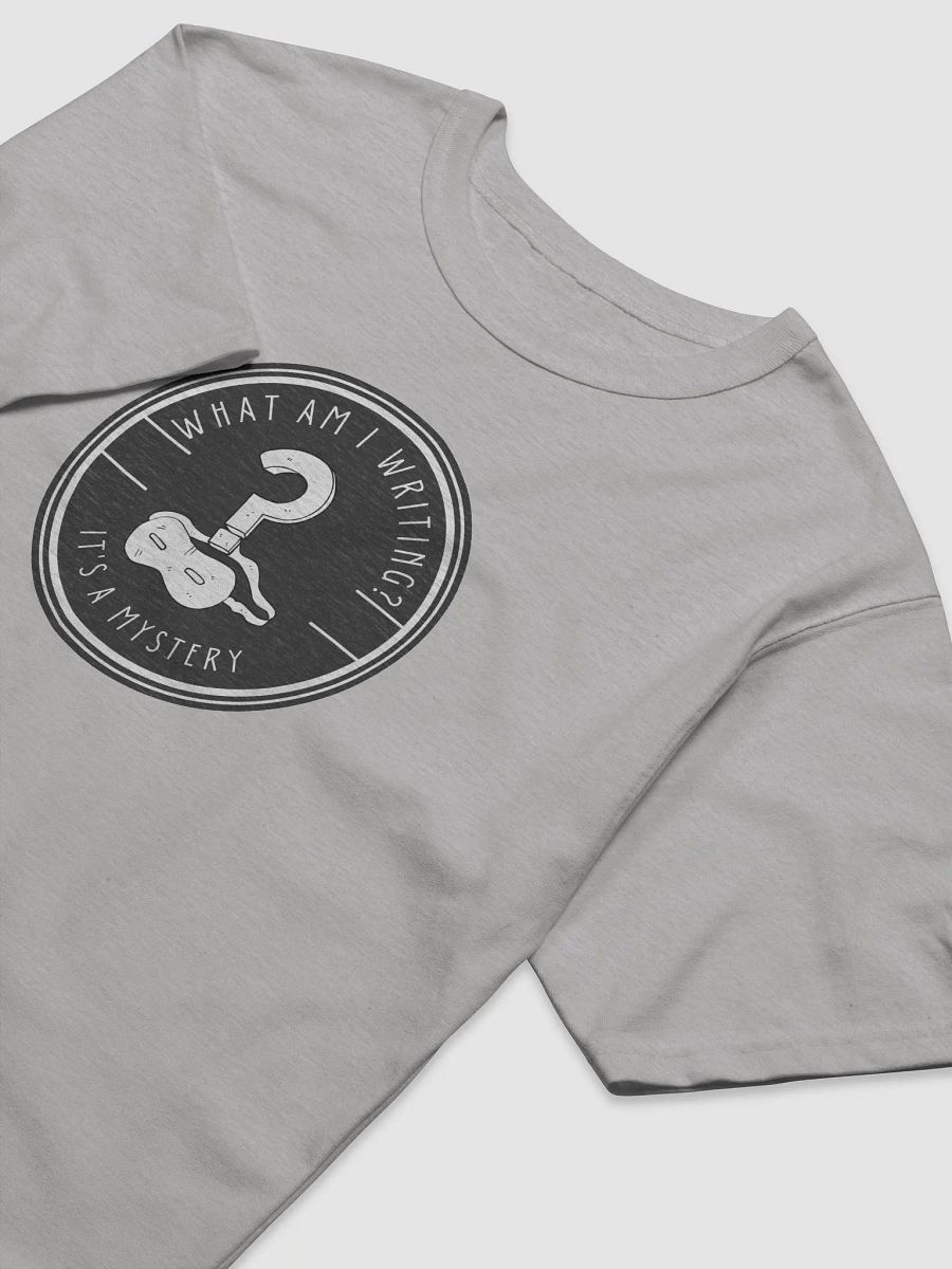 What am I Writing? It's a Mystery - relaxed grey t-shirt product image (3)
