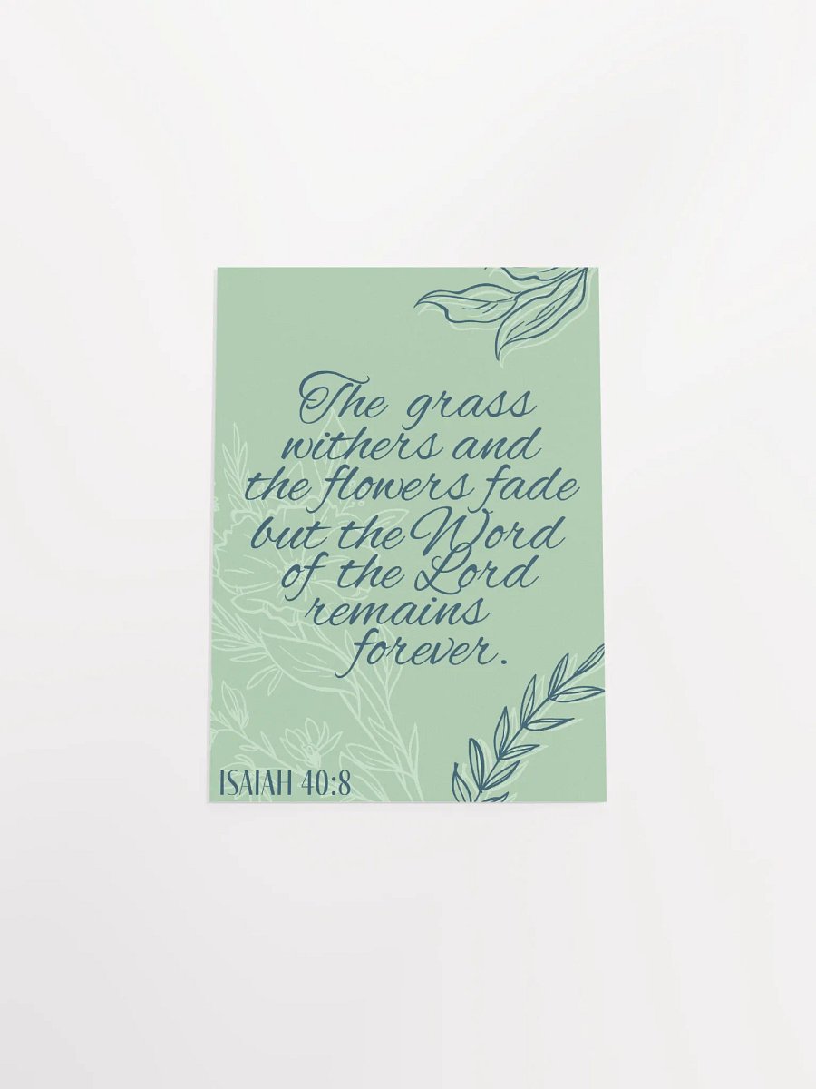 Isaiah 40:8 Poster product image (30)