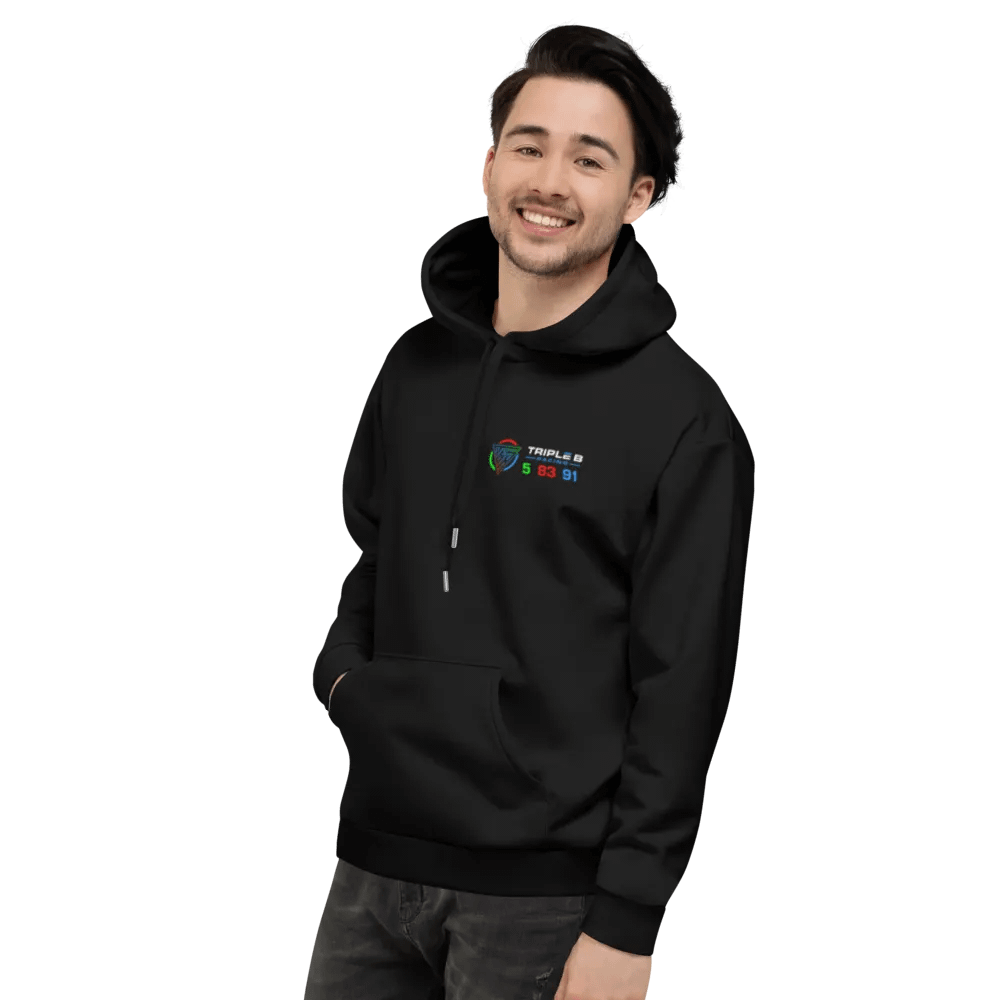 PRIZM Triple B Racing numbers hoodie (Black) product image (6)