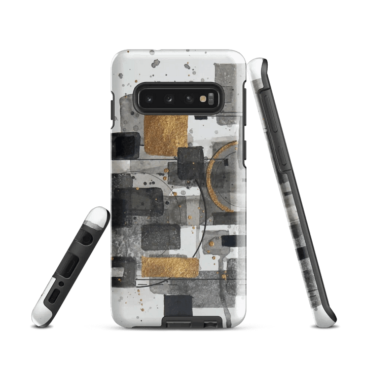 Abstract Ink Squares Samsung Phone Case product image (1)