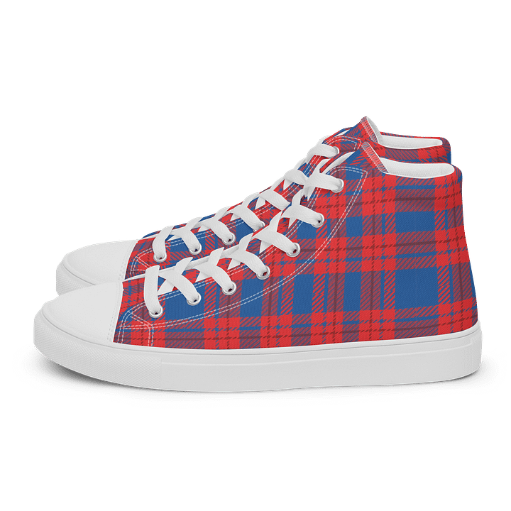 Plaid Retro Chic High Tops product image (1)