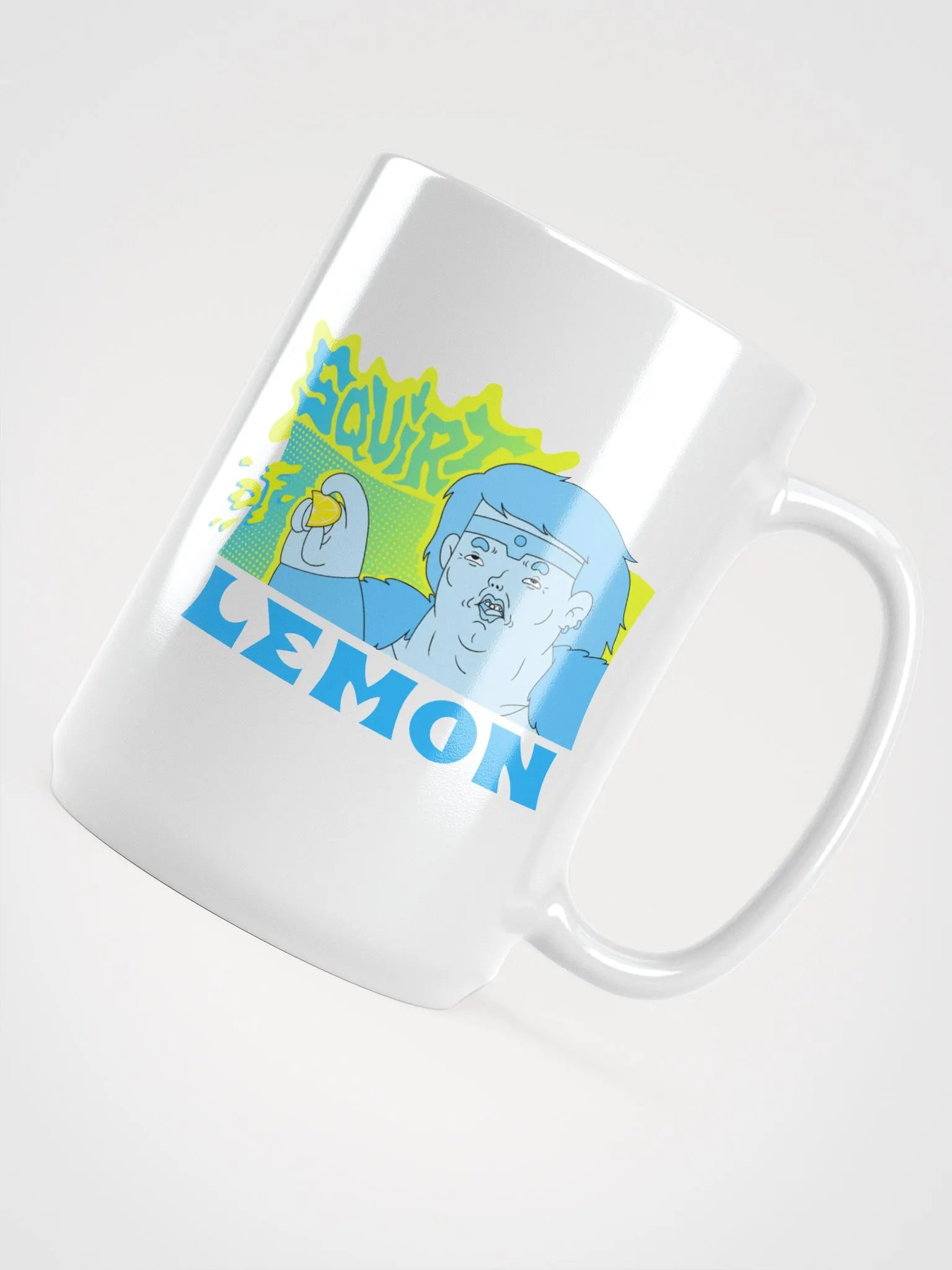 Squirt of Lemon - Blue Mug product image (4)