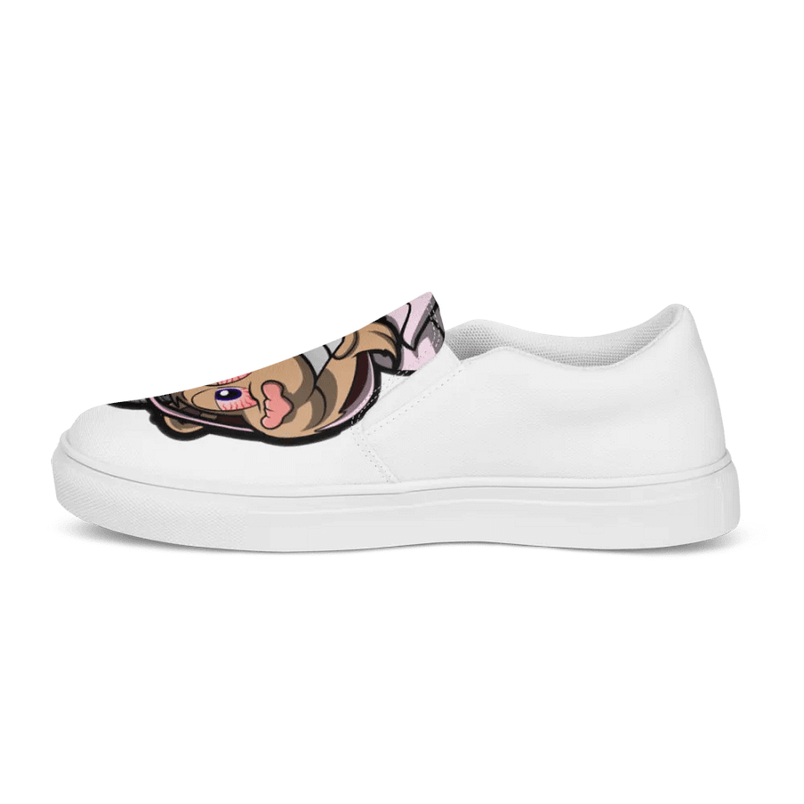 TLG & FADED TLG WHITE SPLIN ON CANVAS SHOES product image (10)