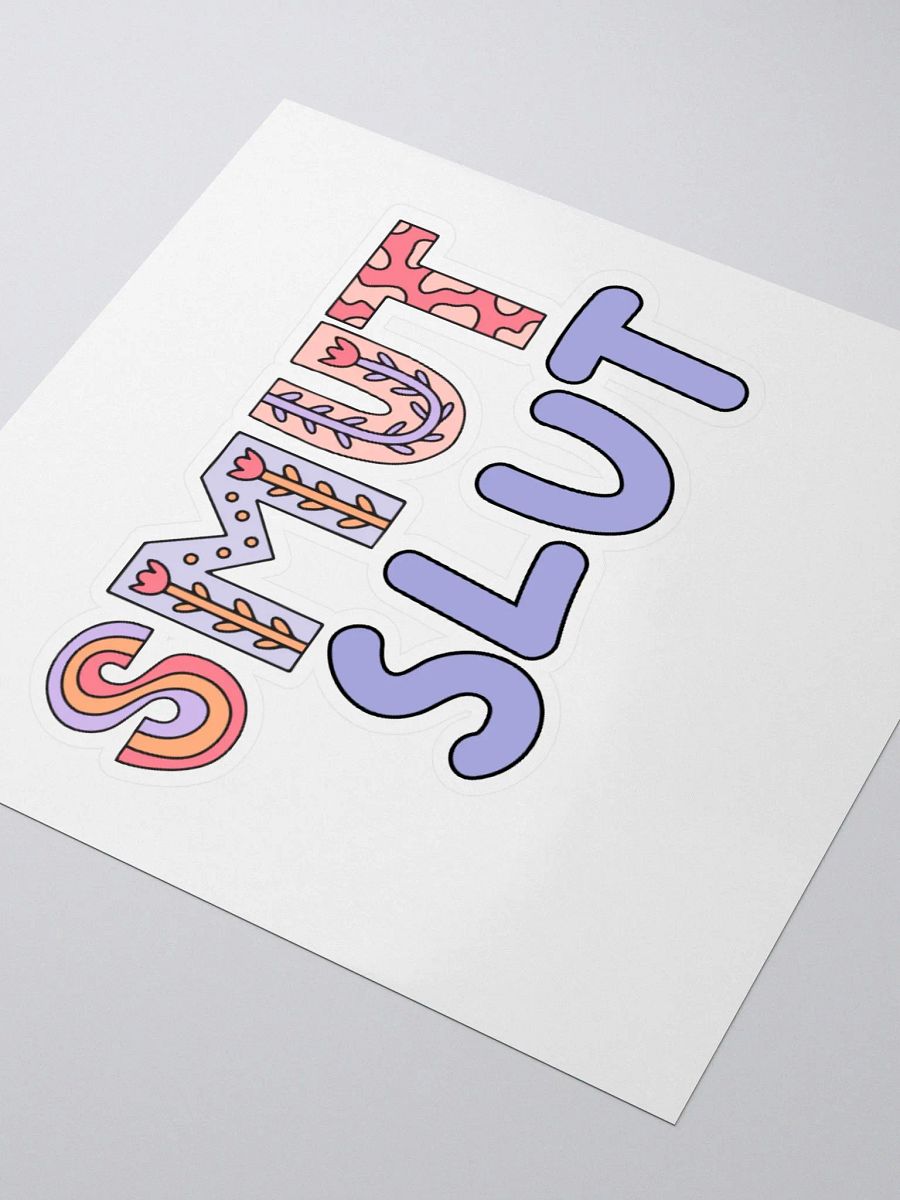 Floral Smut Slut Sticker product image (3)