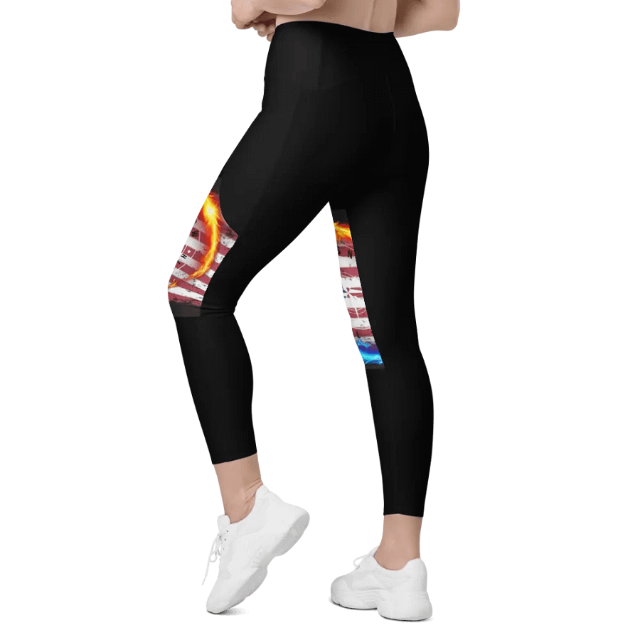 Leggings w pockets black product image (6)