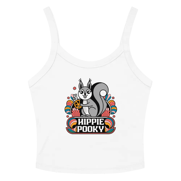 Hippie Pooky Peace Squirrel Tank Top product image (2)