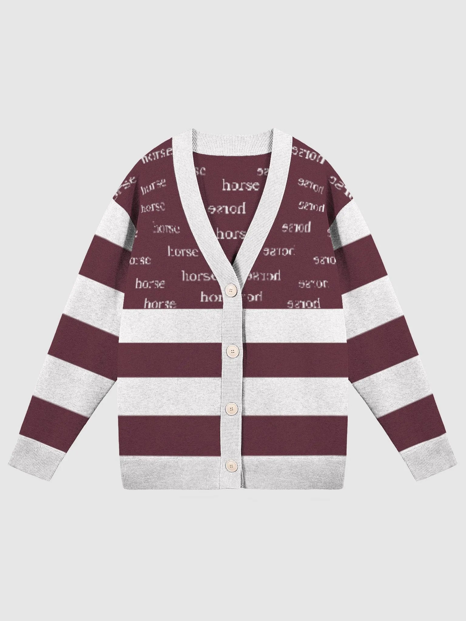 horse knit cardigan product image (4)