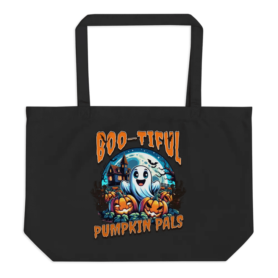 Boo-tiful Pumpkin Pals eco-friendly Organic Tote product image (1)