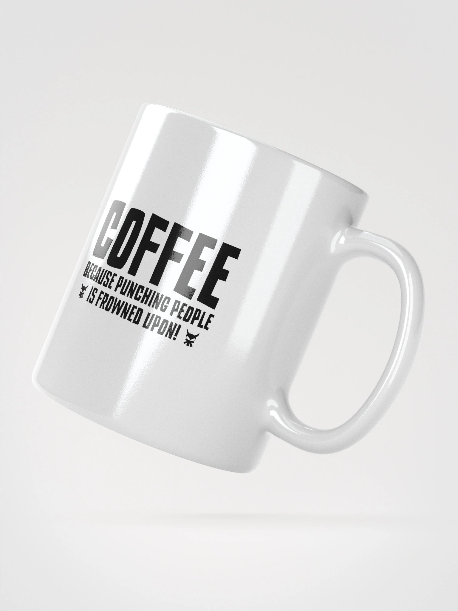 Punching People Is Frowned Upon Coffee Mug product image (6)