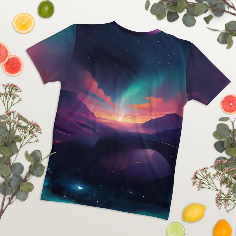 Peace Love and Coffee All Over Print T-shirt product image (9)
