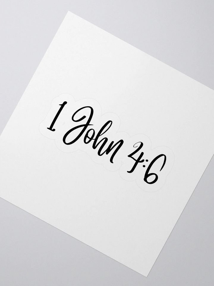 1 John 4:6 product image (5)