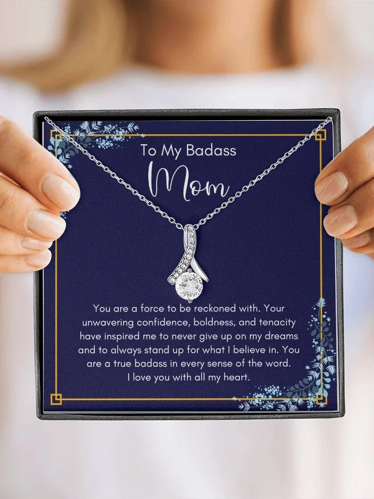 To My Badass Mom – Alluring Beauty Necklace - Stand Up For What I Believe product image (4)