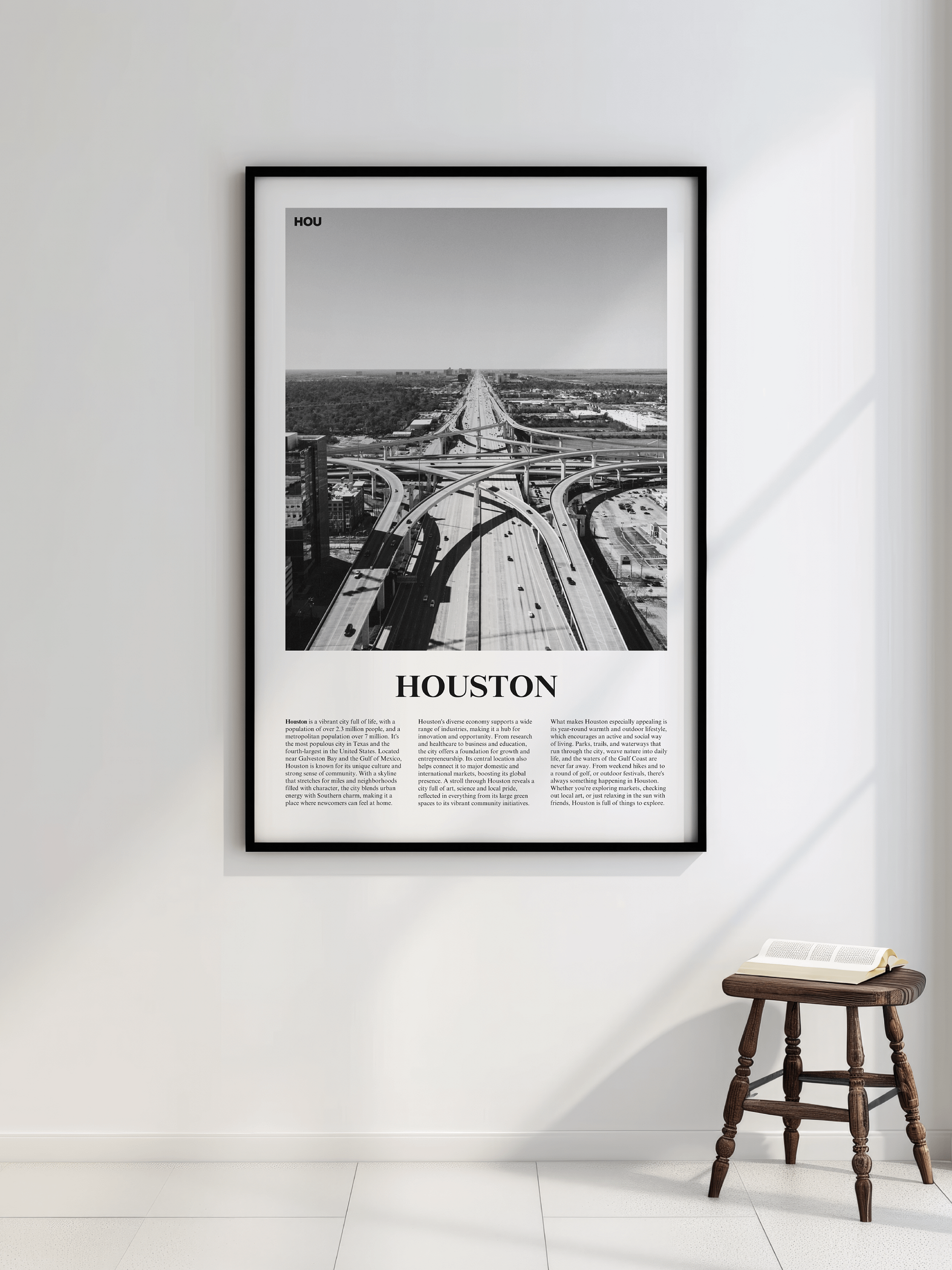 Houston 02 Newspaper Poster product image (2)