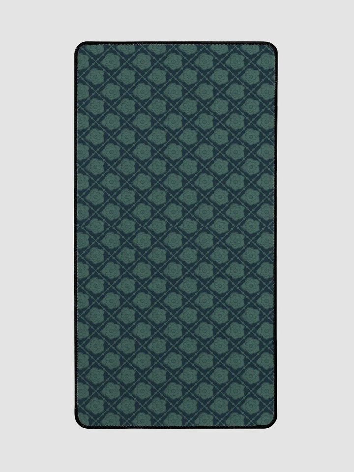 Teal Haunted Hellebore Desk Mat product image (2)