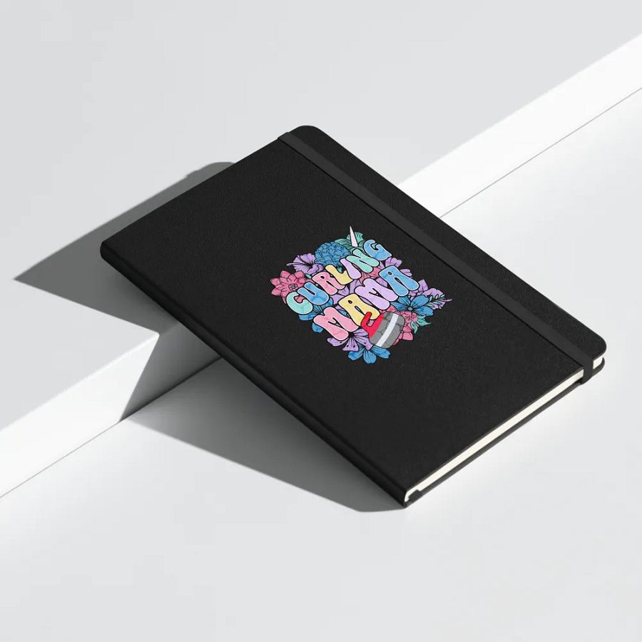 Curling Mama Floral Hardcover Notebook product image (8)