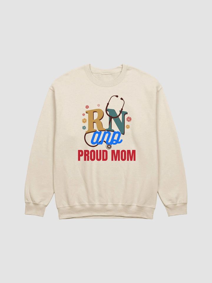 RN and Proud Mom Stethoscope Crewneck product image (45)