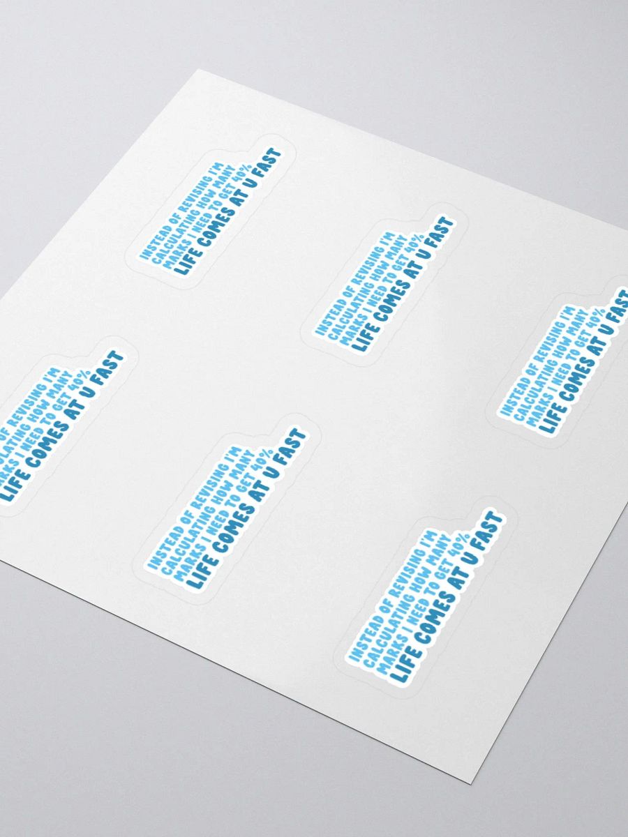 Life Come At You Fast Sticker (MEDIUM Sheet) product image (3)