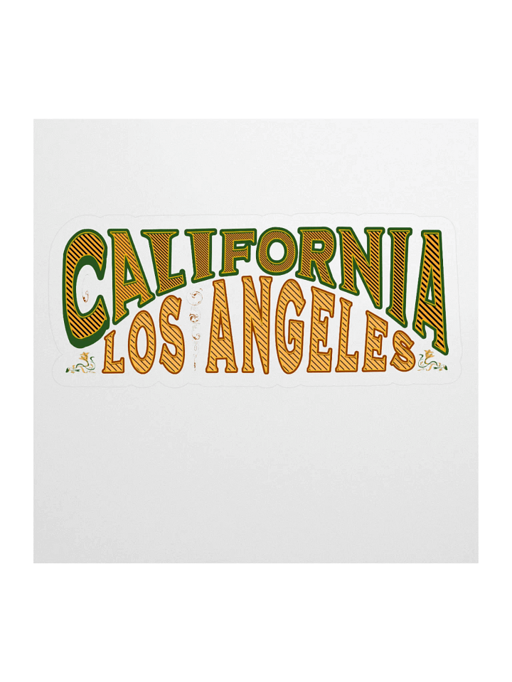 Vintage California Los Angeles Sticker product image (1)