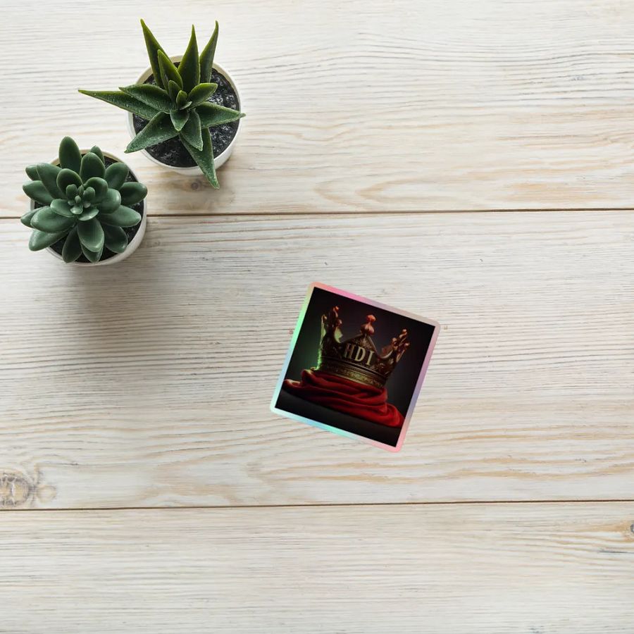HDI Gold Crown - Holographic Sticker product image (8)