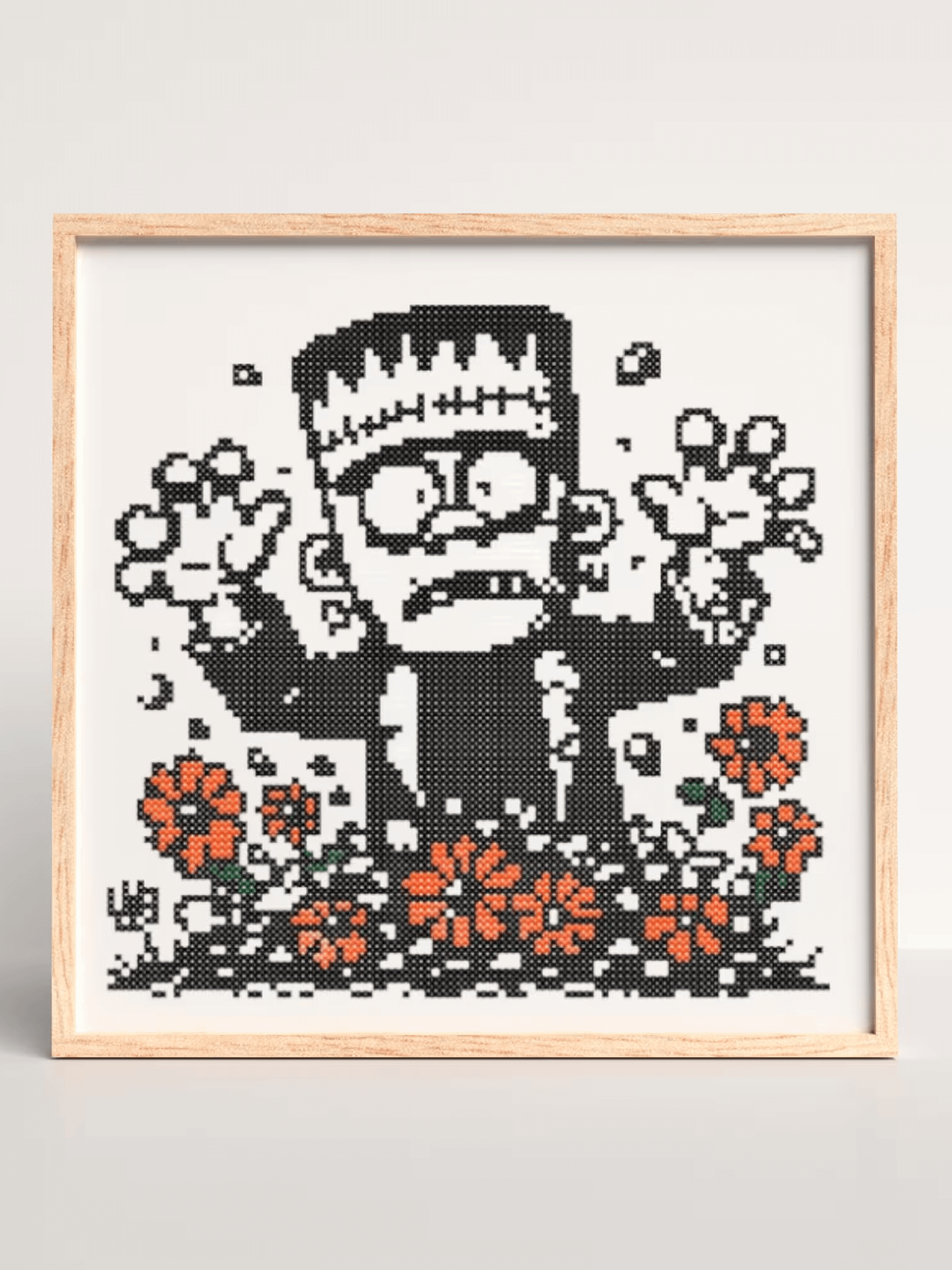Frankenstein Rising Cross Stitch Pattern product image (6)