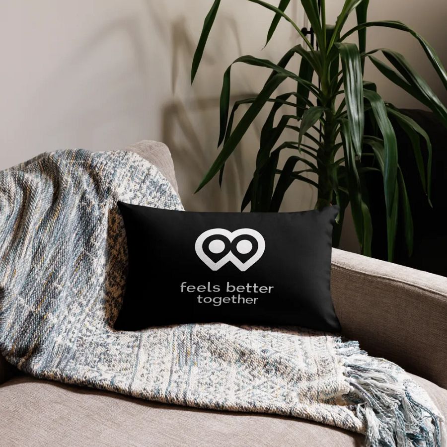 Feels Better Together Minimal Pillow Case product image (10)