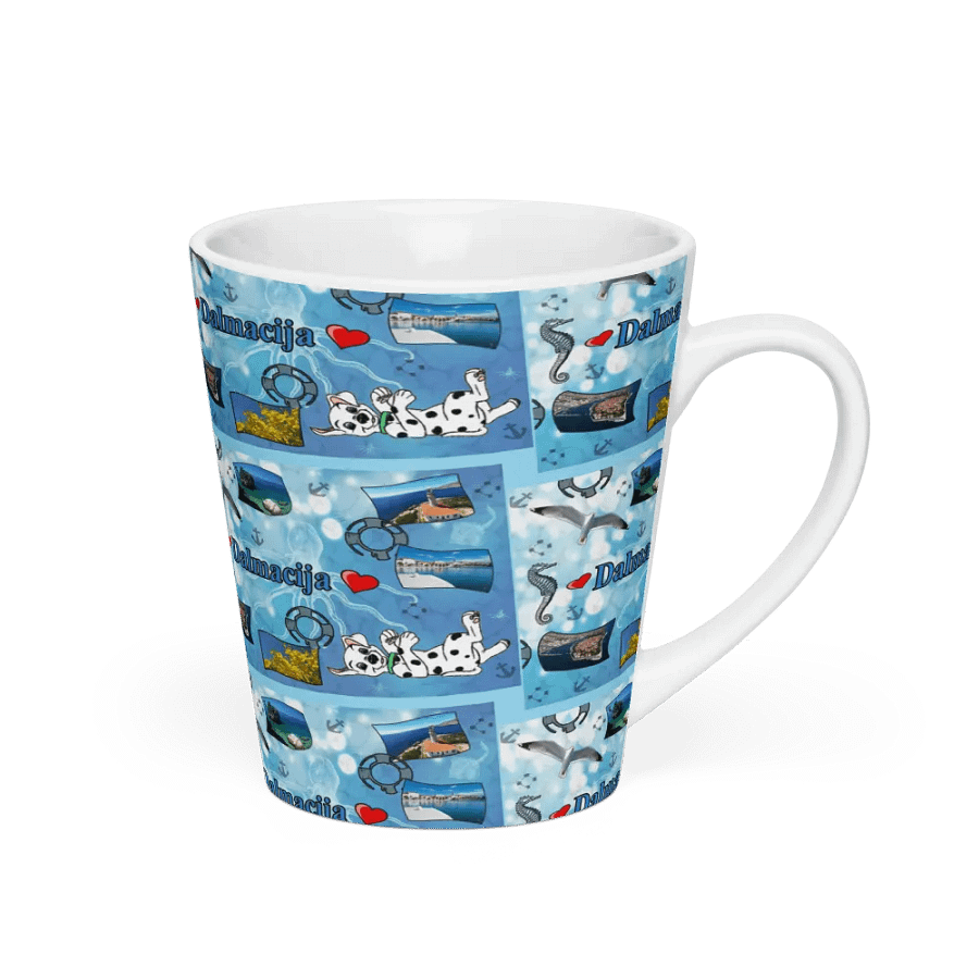 Sea design Dalmacija summer - (photoshop by Dina R.) - Latte Mug product image (2)