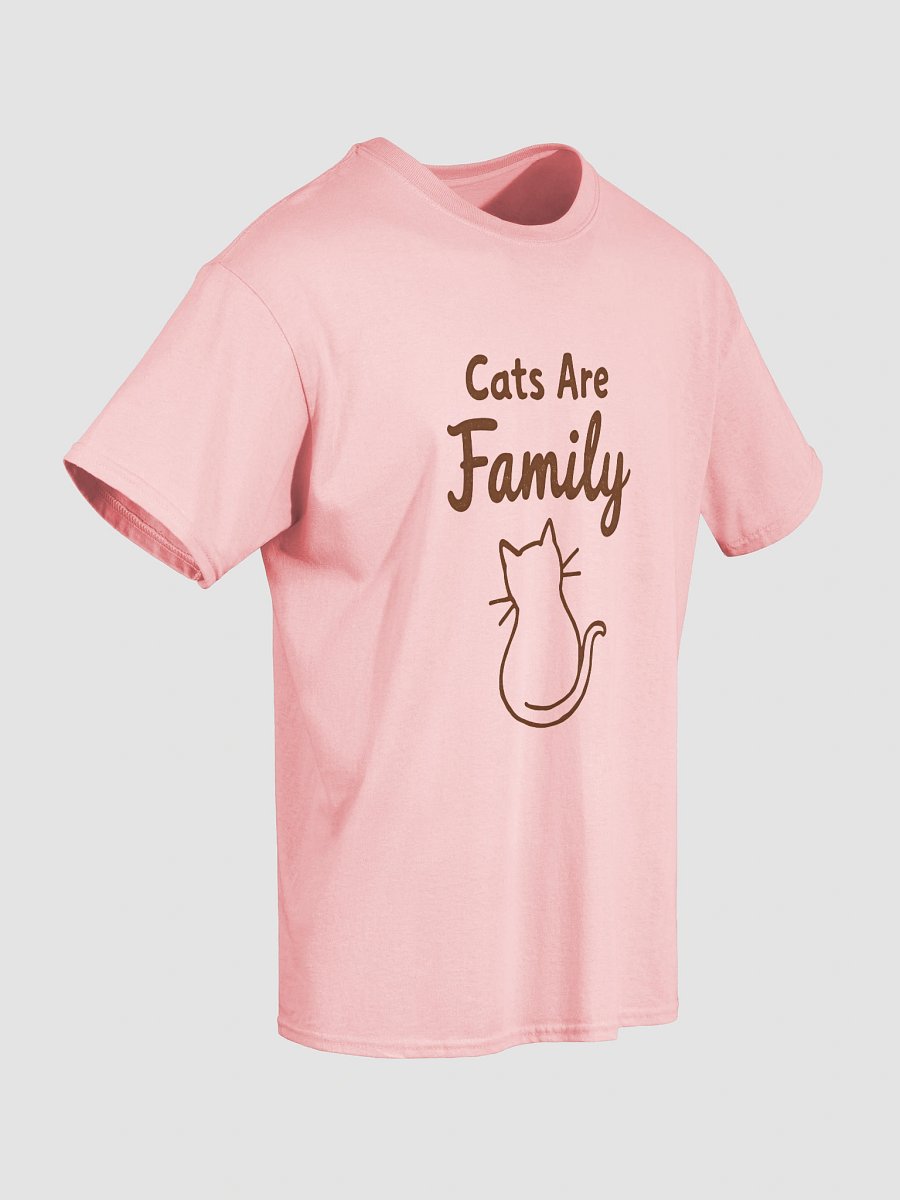 Cats Are Family T-Shirt | Gildan 5000 | Cute Cat Lover Tee product image (76)