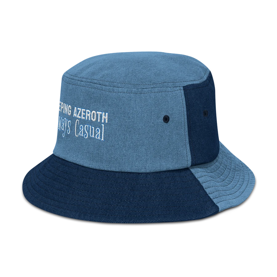 Frosty Keeping Azeroth Casual Denim Bucket Hat product image (11)