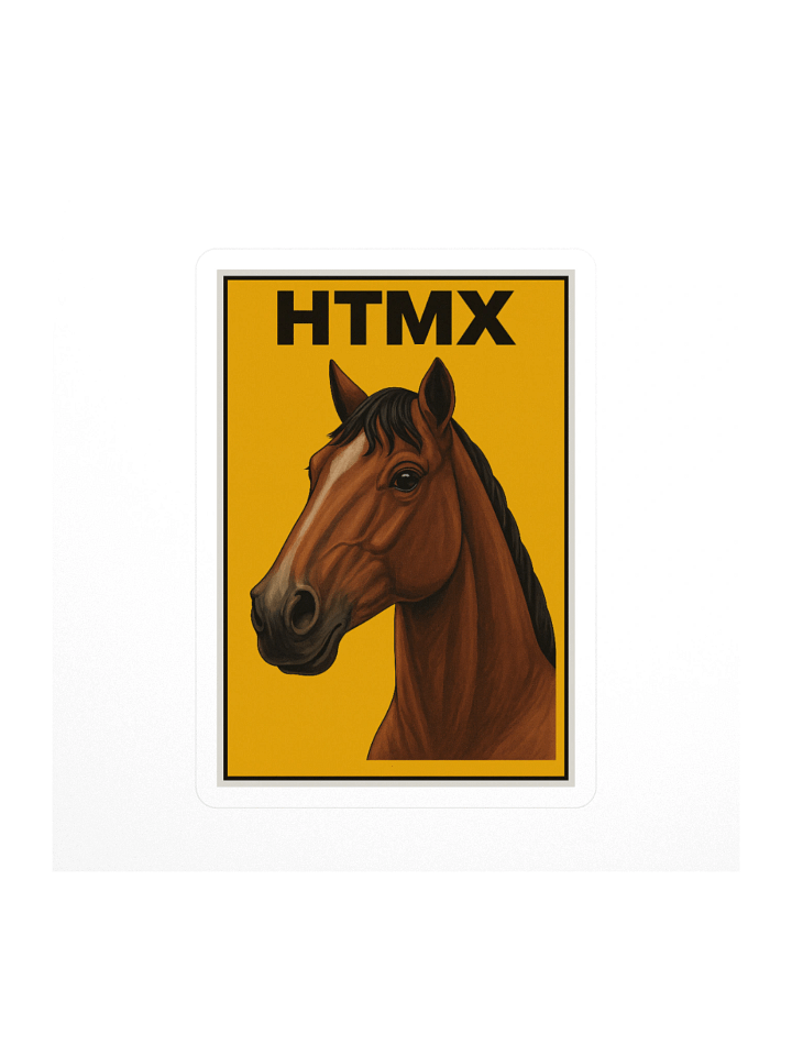 yellow horse htmx retro product image (2)