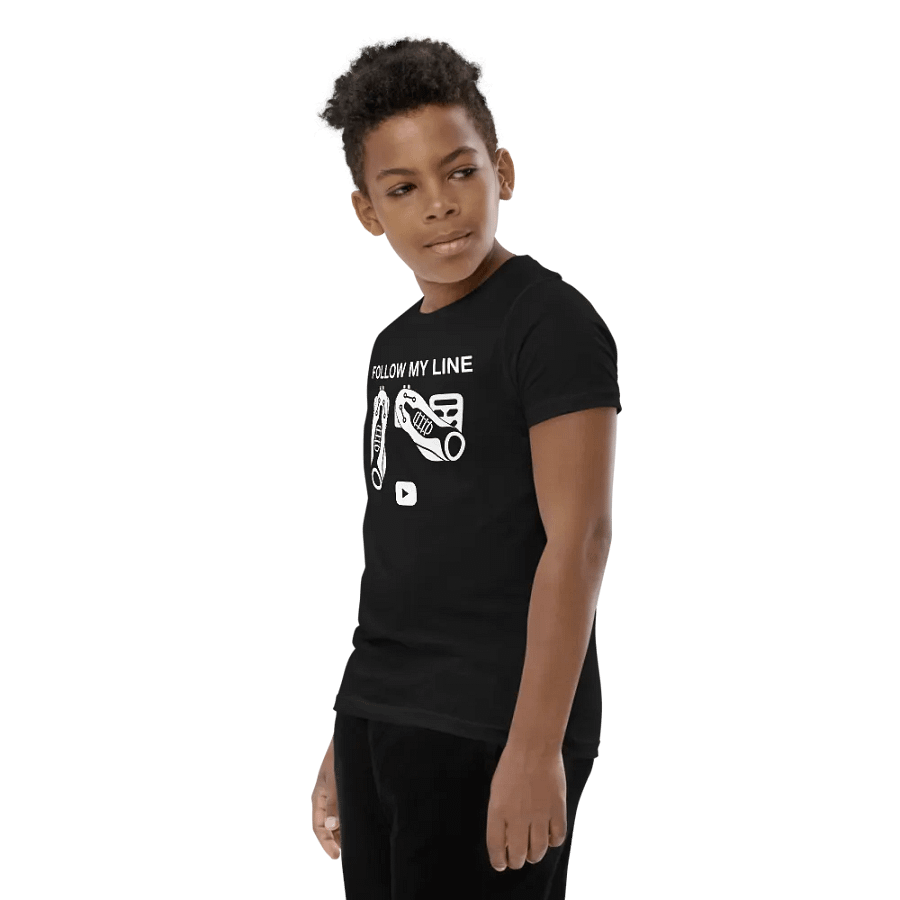 Follow My Line Youth Logo T-Shirt product image (12)