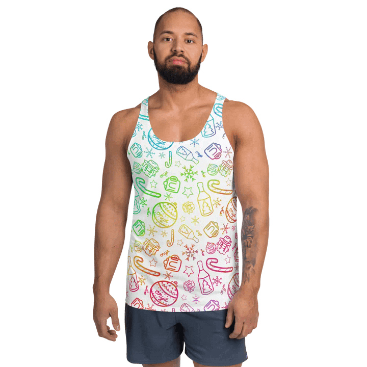 Limited Edition Christmas Rainbow Tank Top product image (1)