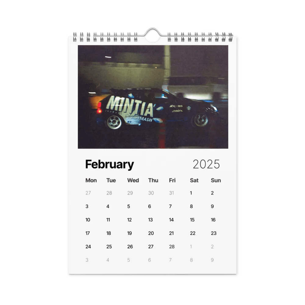 Exciting Car! WAO! Film Photo 2025 Calendar product image (4)