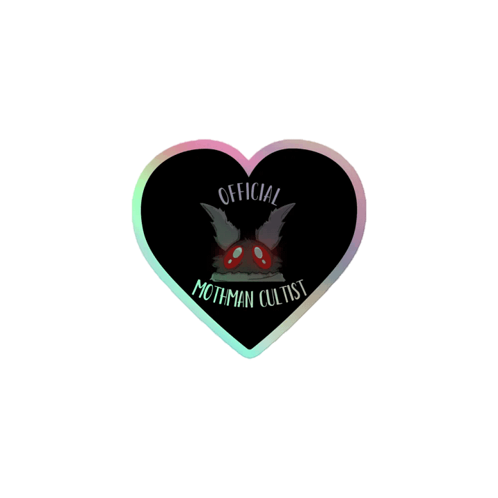 Official Mothman Cultist - Holo Heart product image (1)
