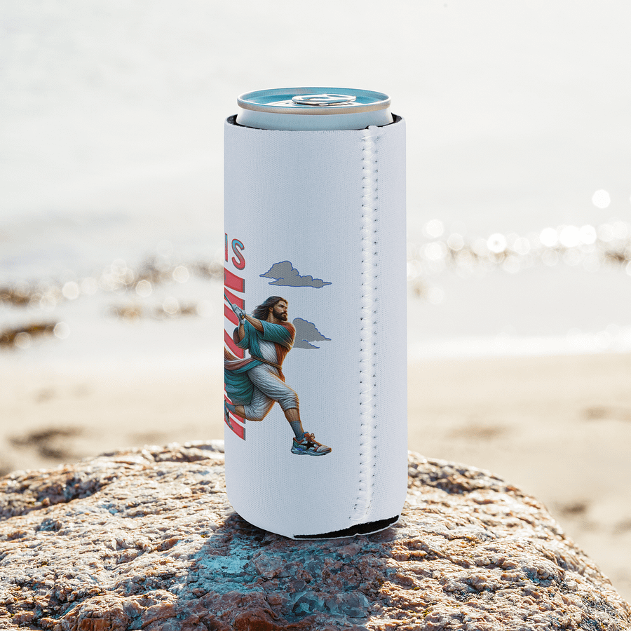 He Is Rizzin Baseball Robe Can Cooler product image (8)