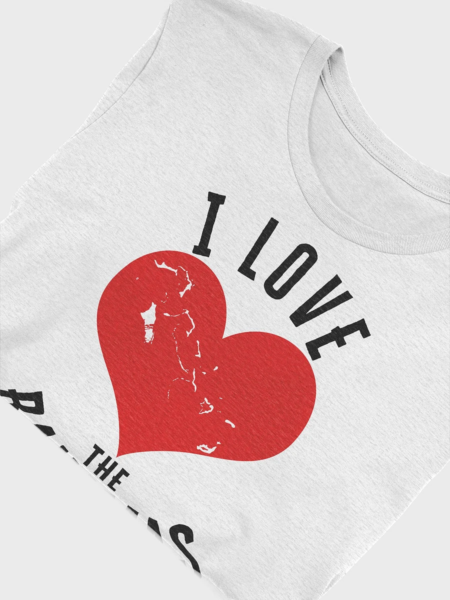 Bahamas Shirt : I Love The Bahamas : Heart Bahamas Map product image (5)
