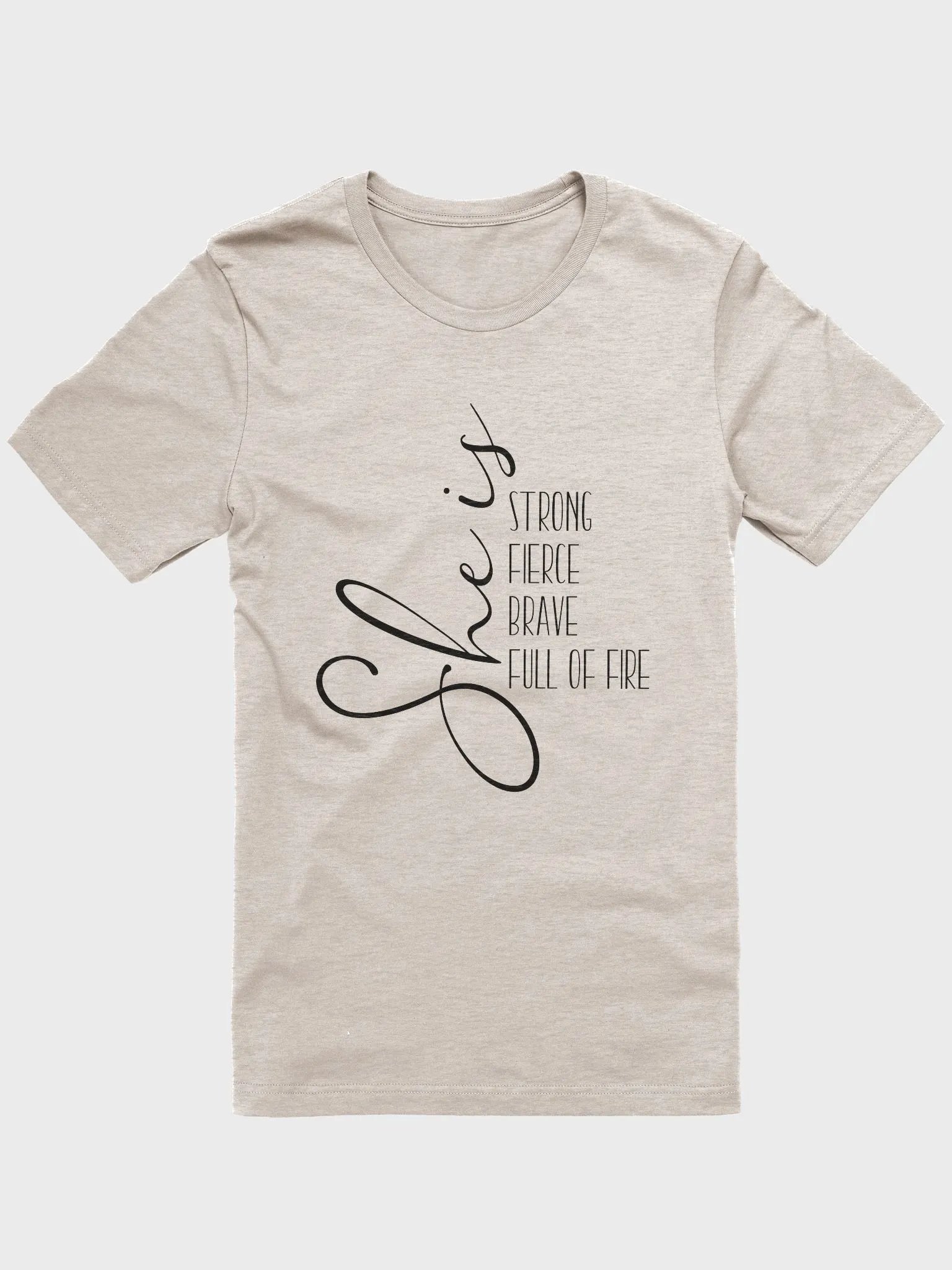 She is Strong Fierce Brave: Supersoft T-Shirt product image (36)